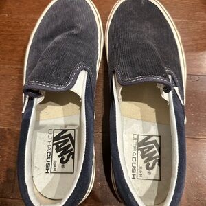 Vans blue Corduroy Slip-On Sneakers